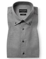 BS Faruk Casual Modern Fit Shirt - Light Grey