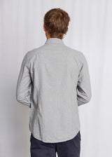 BS Faruk Casual Modern Fit Shirt - Light Grey