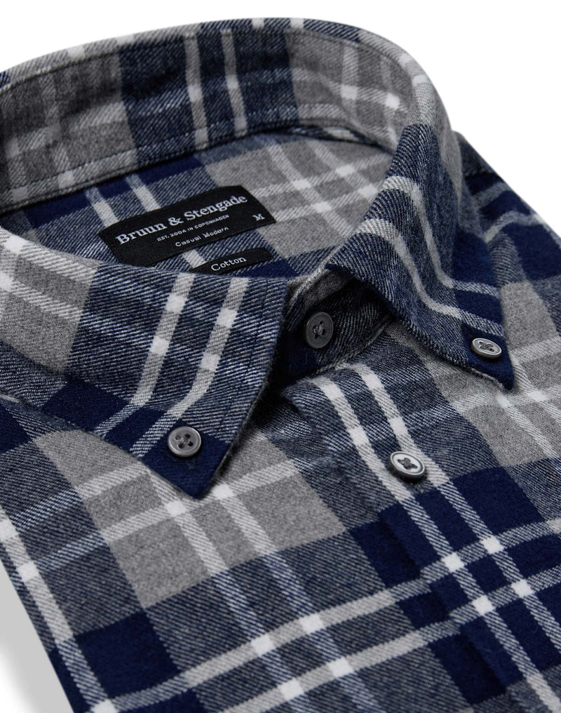 BS Ravi Casual Modern Fit Shirt - Grey