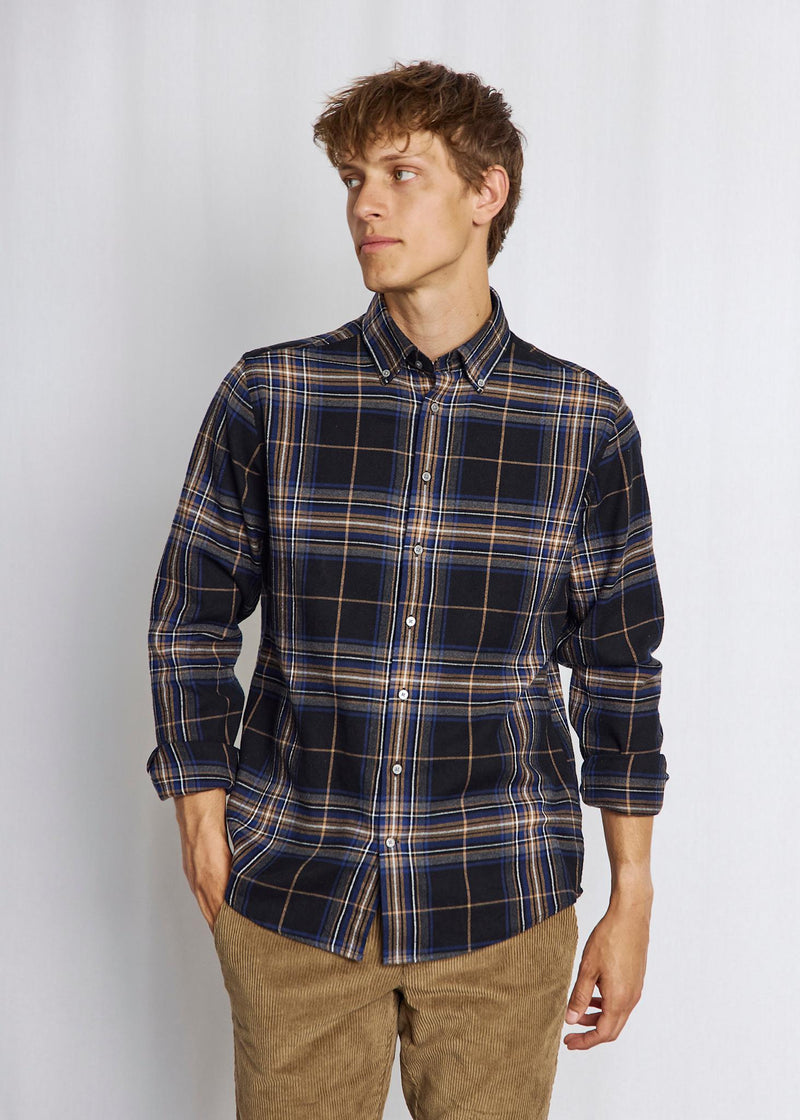 BS Shanin Casual Modern Fit Shirt - Blue