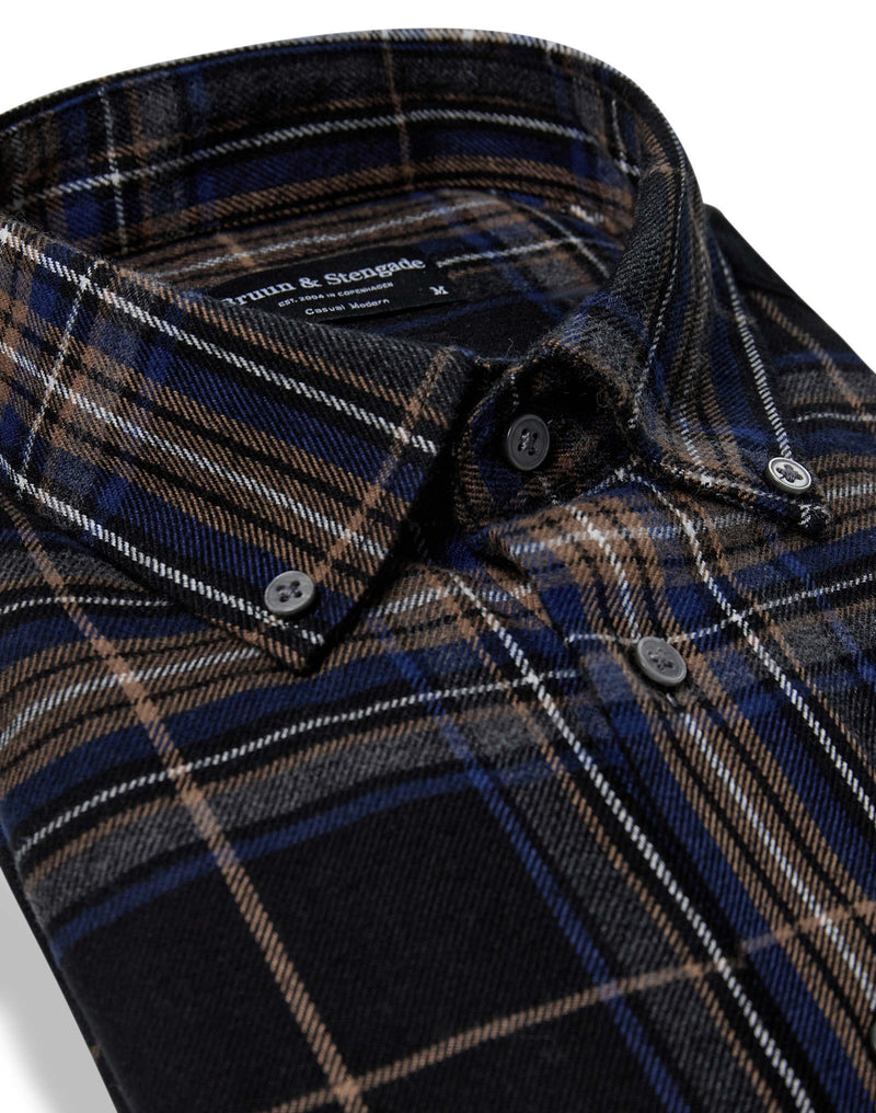 BS Shanin Casual Modern Fit Shirt - Blue