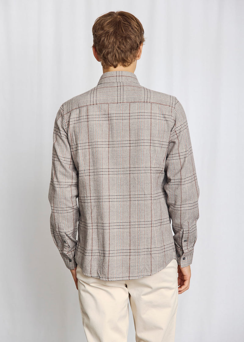 BS Tazul Casual Modern Fit Shirt - Brown