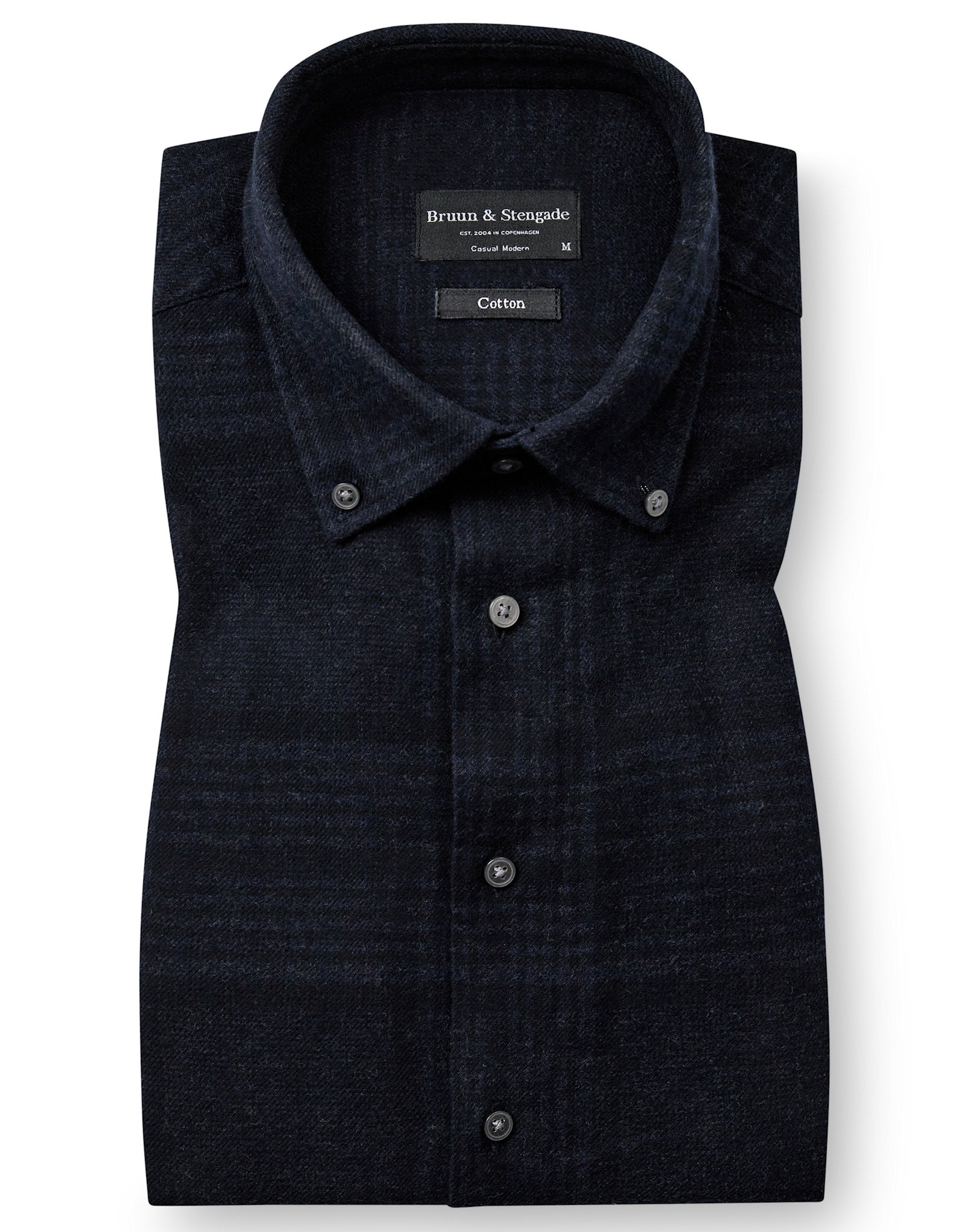 BS Akhlaq Casual Modern Fit Shirt - Thunder