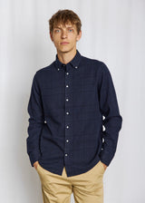 BS Akhlaq Casual Modern Fit Shirt - Thunder