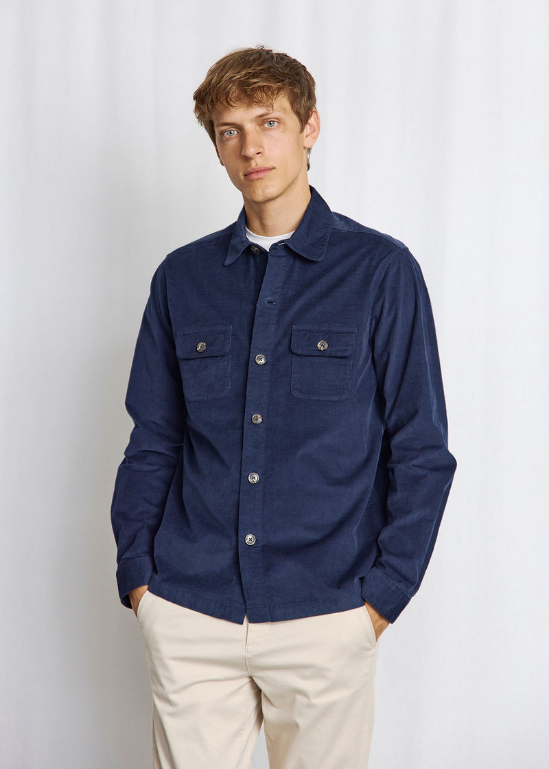 BS Onier Overshirt Shirt - Navy
