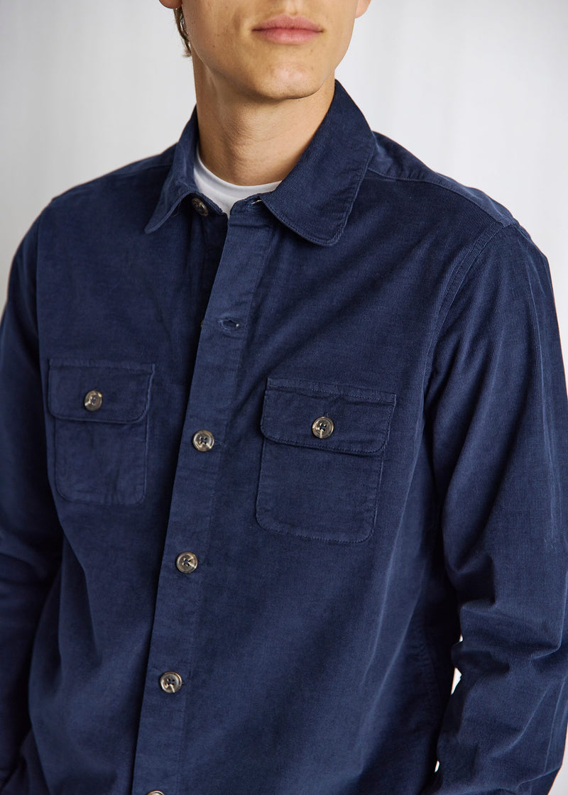 BS Onier Overshirt Shirt - Navy