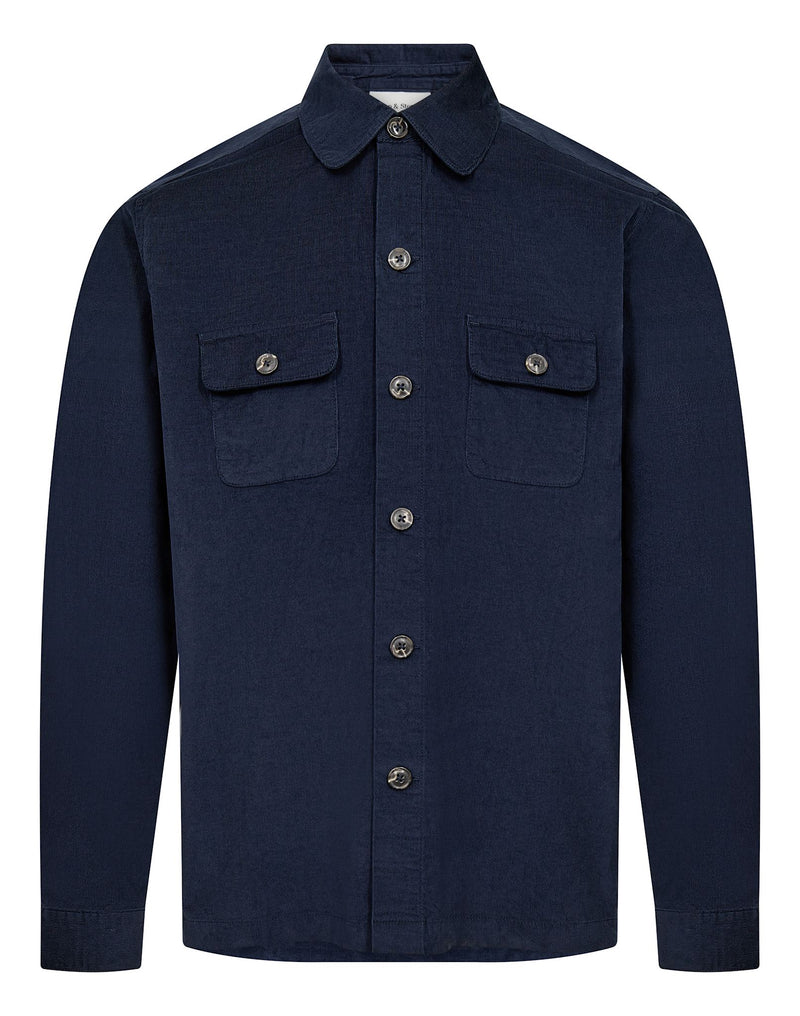 BS Onier Overshirt Shirt - Navy