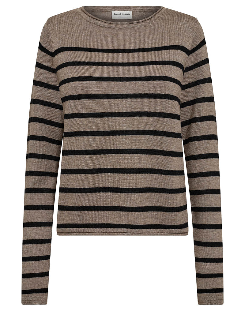 BS Ophelia Regular Fit Knitwear - Brown/Black