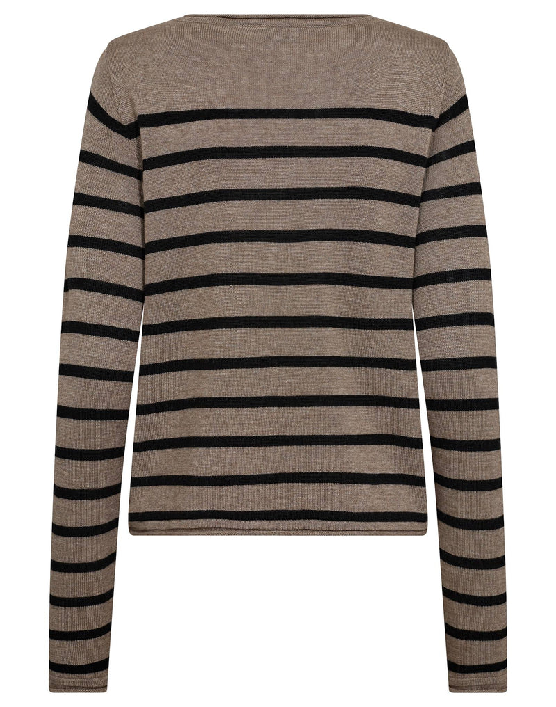 BS Ophelia Regular Fit Knitwear - Brown/Black