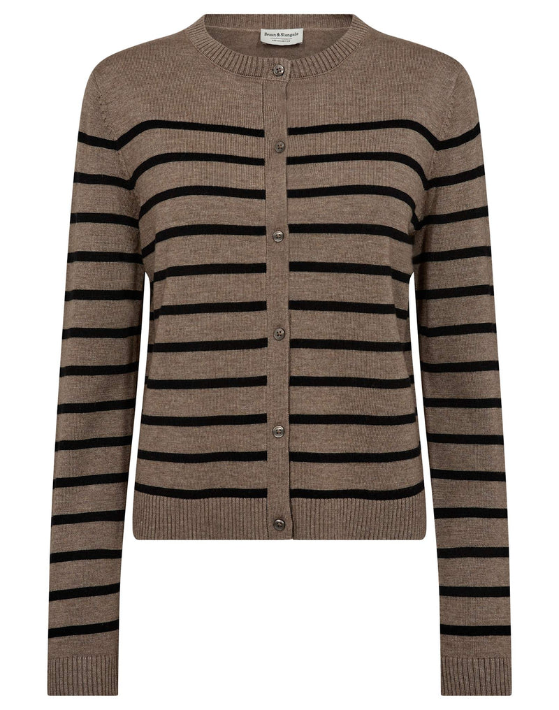 BS Kjersti Regular Fit Knitwear - Brown/Black