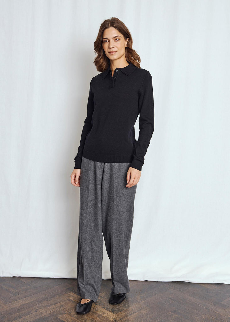 BS Eirin Regular Fit Knitwear - Black