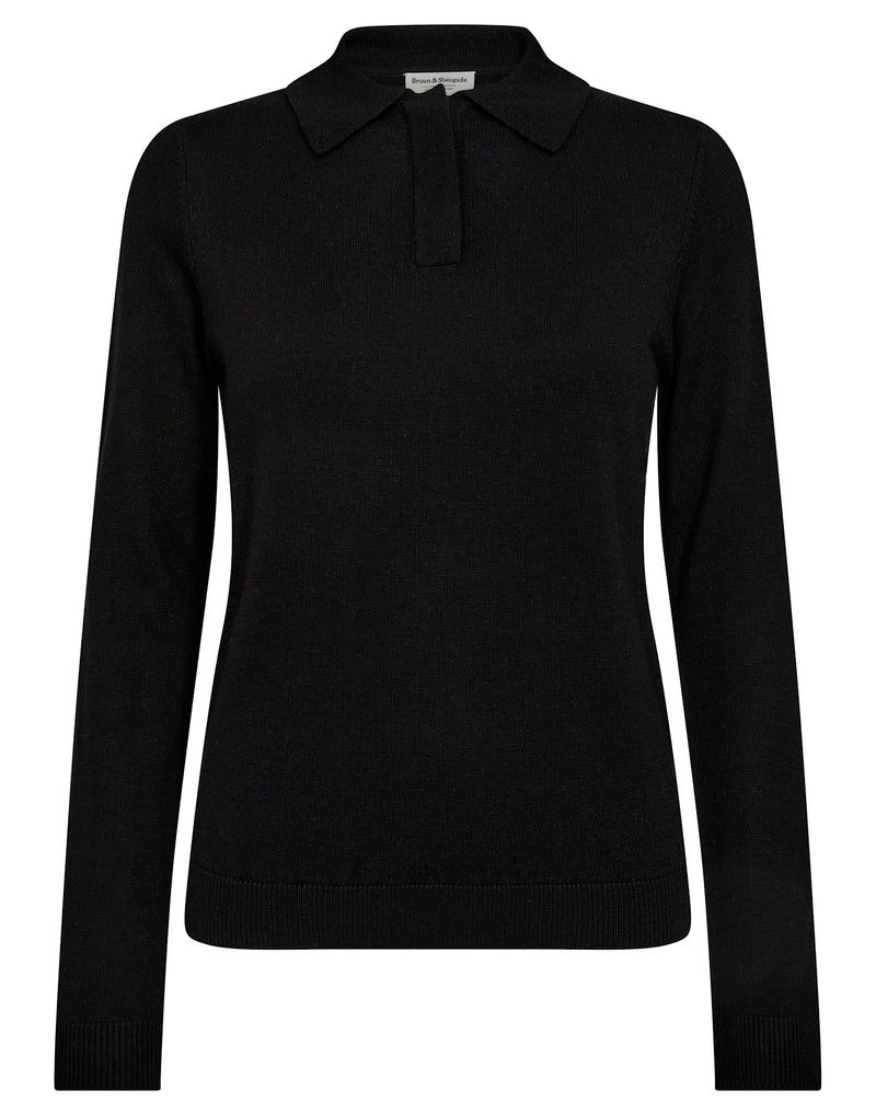 BS Eirin Regular Fit Knitwear - Black