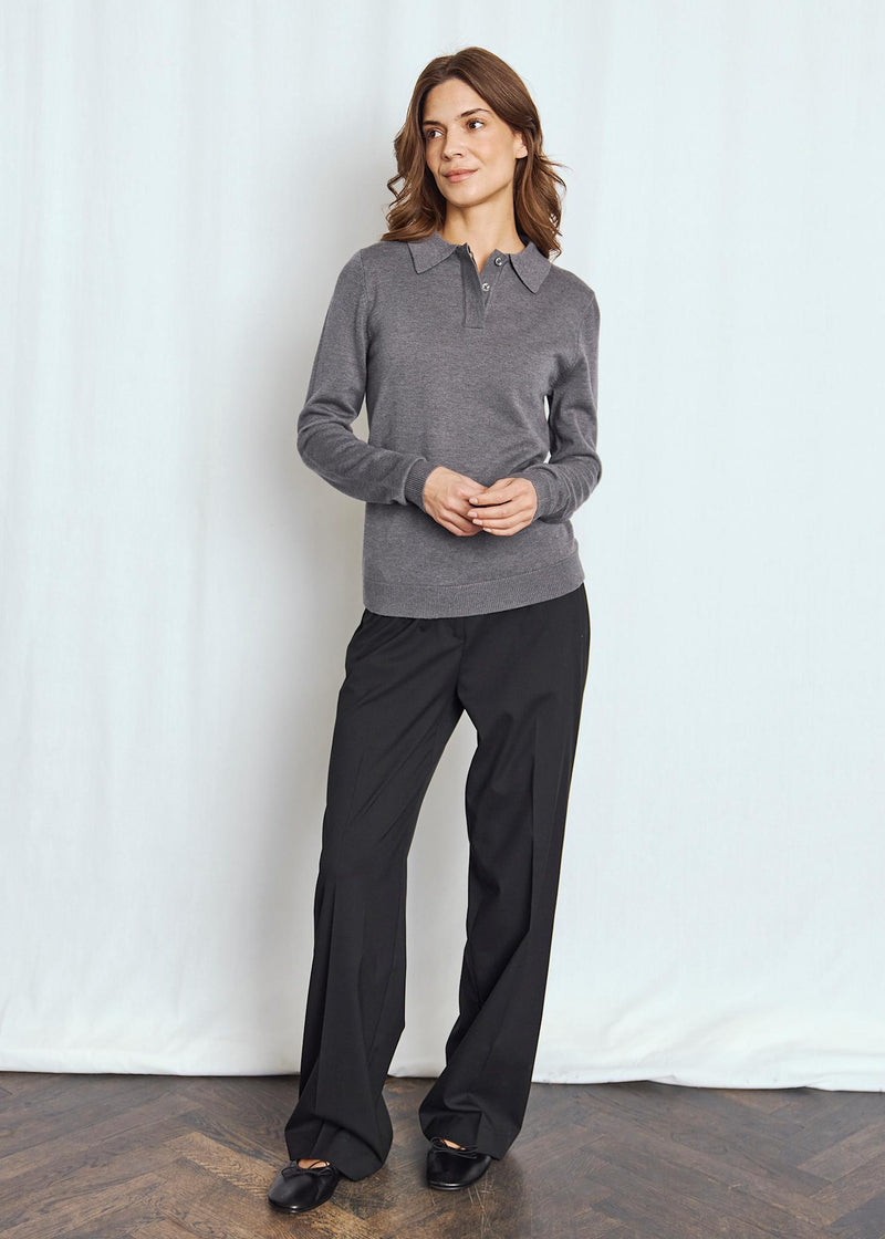 BS Eirin Regular Fit Knitwear - Dark Grey