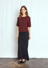 BS Eline Regular Fit T-Shirt - Bordeaux