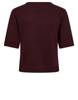 BS Eline Regular Fit T-Shirt - Bordeaux