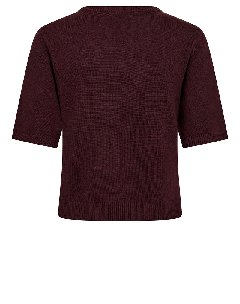 BS Eline Regular Fit T-Shirt - Bordeaux