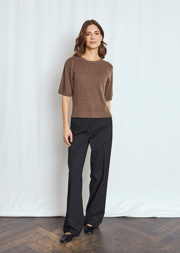 BS Eline Regular Fit T-Shirt - Dark Brown