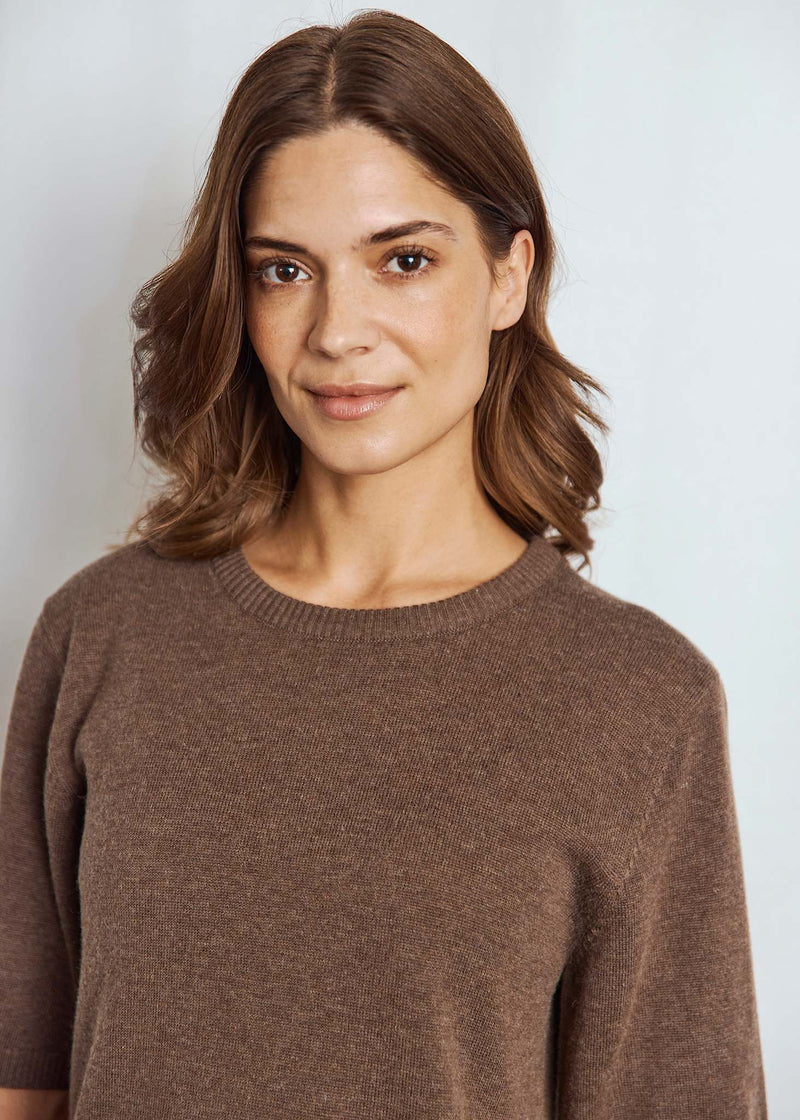 BS Eline Regular Fit T-Shirt - Dark Brown