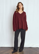 BS Lina Regular Fit Knitwear - Bordeaux