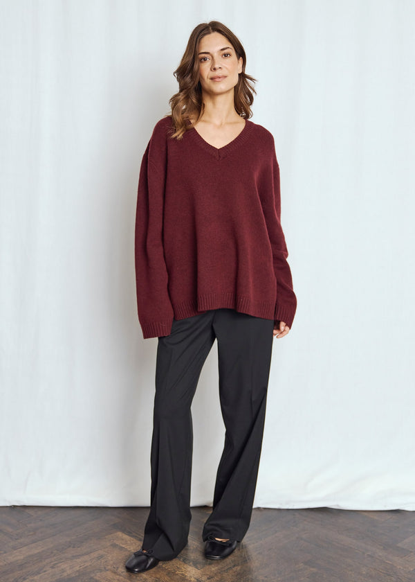 BS Lina Regular Fit Knitwear - Bordeaux