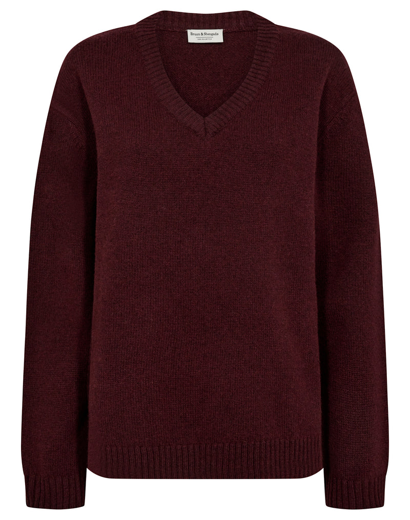 BS Lina Regular Fit Knitwear - Bordeaux