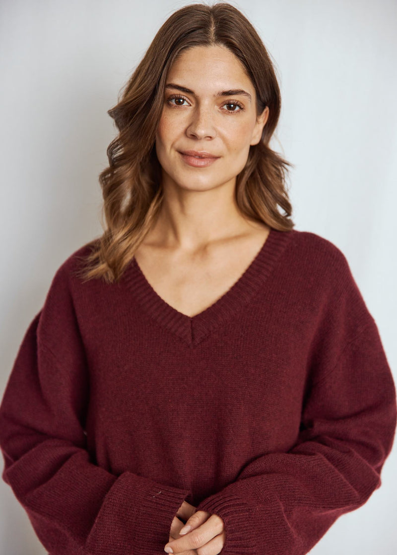 BS Lina Regular Fit Knitwear - Bordeaux