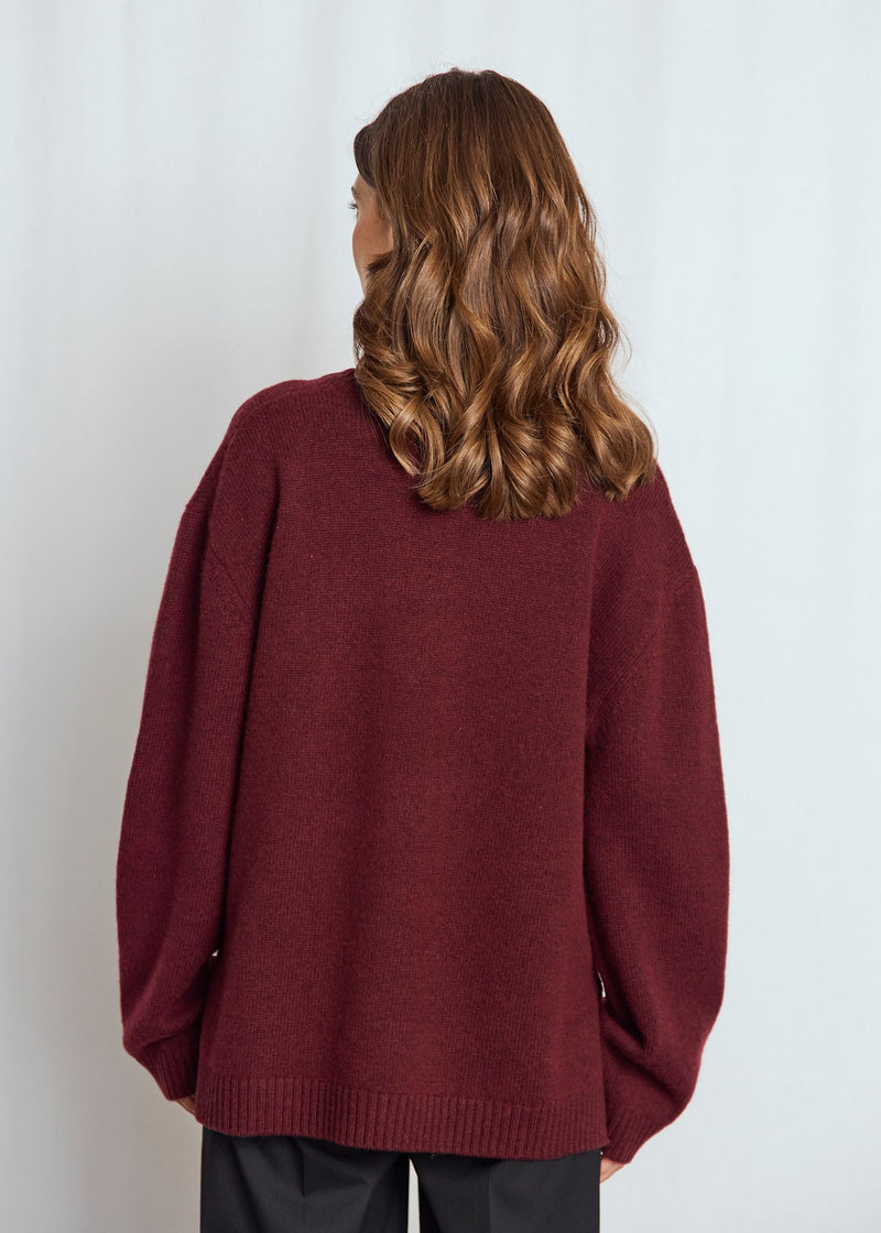 BS Lina Regular Fit Knitwear - Bordeaux