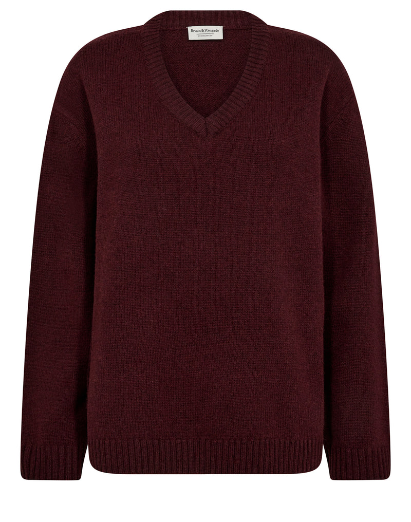 BS Lina Regular Fit Knitwear - Bordeaux