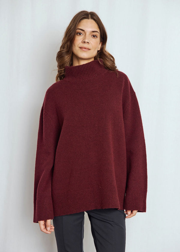 BS Mali Regular Fit Knitwear - Bordeaux