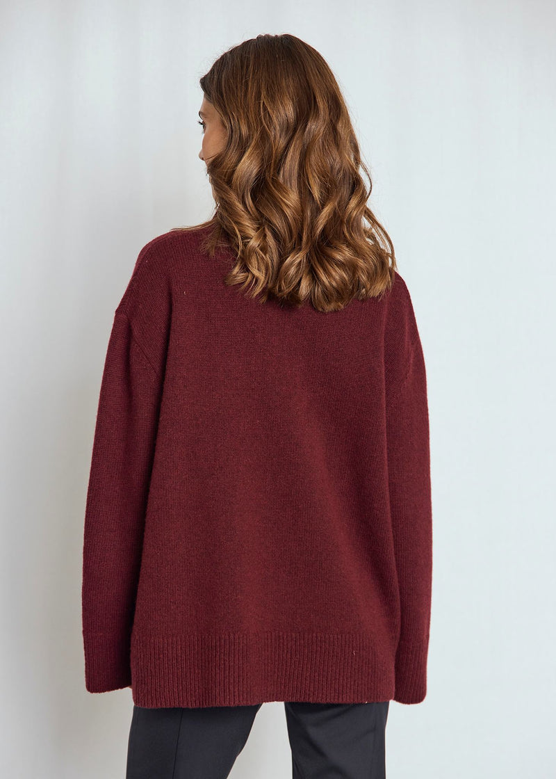 BS Mali Regular Fit Knitwear - Bordeaux