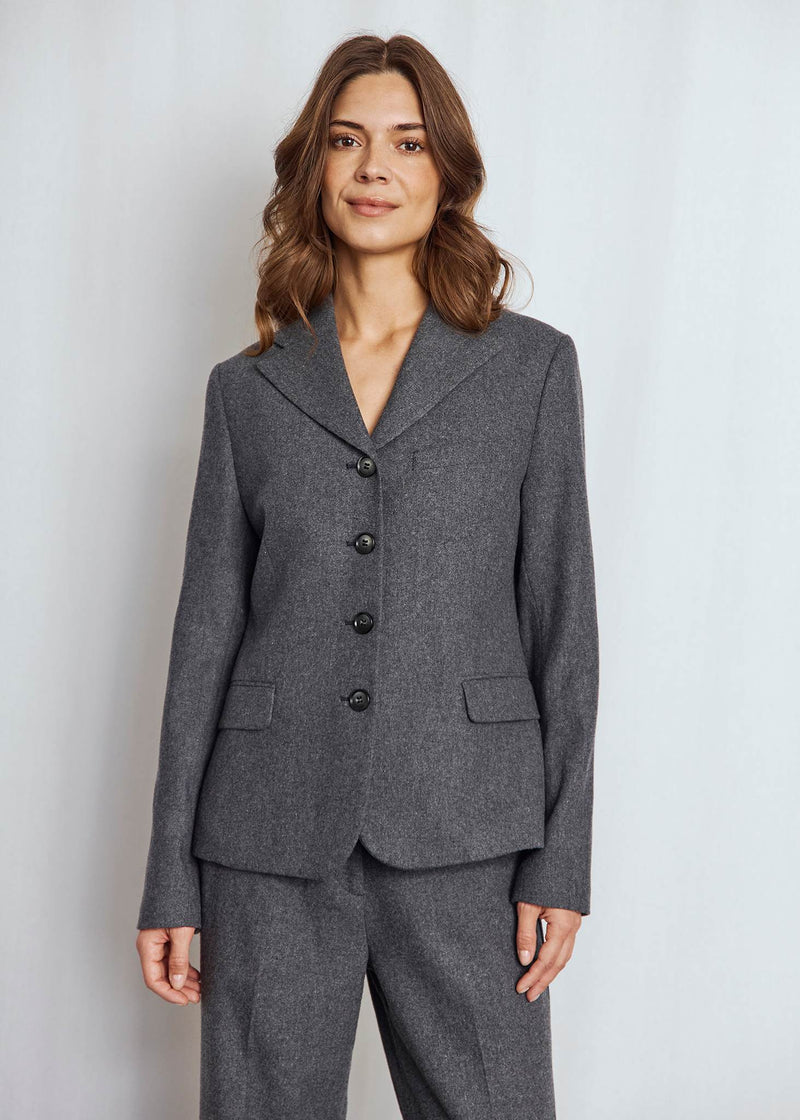 BS Maria Slim Fit Blazer - Dark Grey