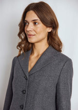 BS Maria Slim Fit Blazer - Dark Grey