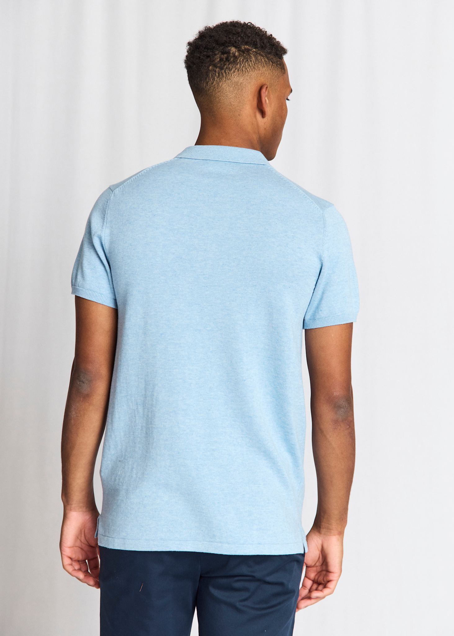 BS Baldo Regular Fit Polo Shirt - Light Blue