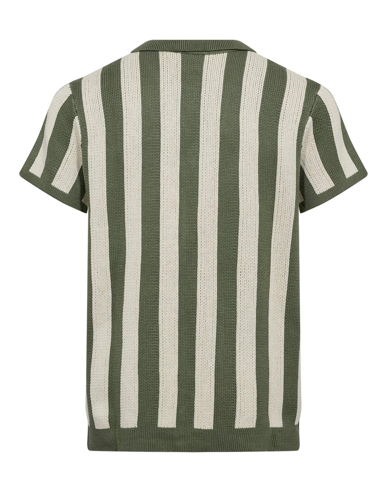 BS Romeo Regular Fit Polo Shirt - Green/White
