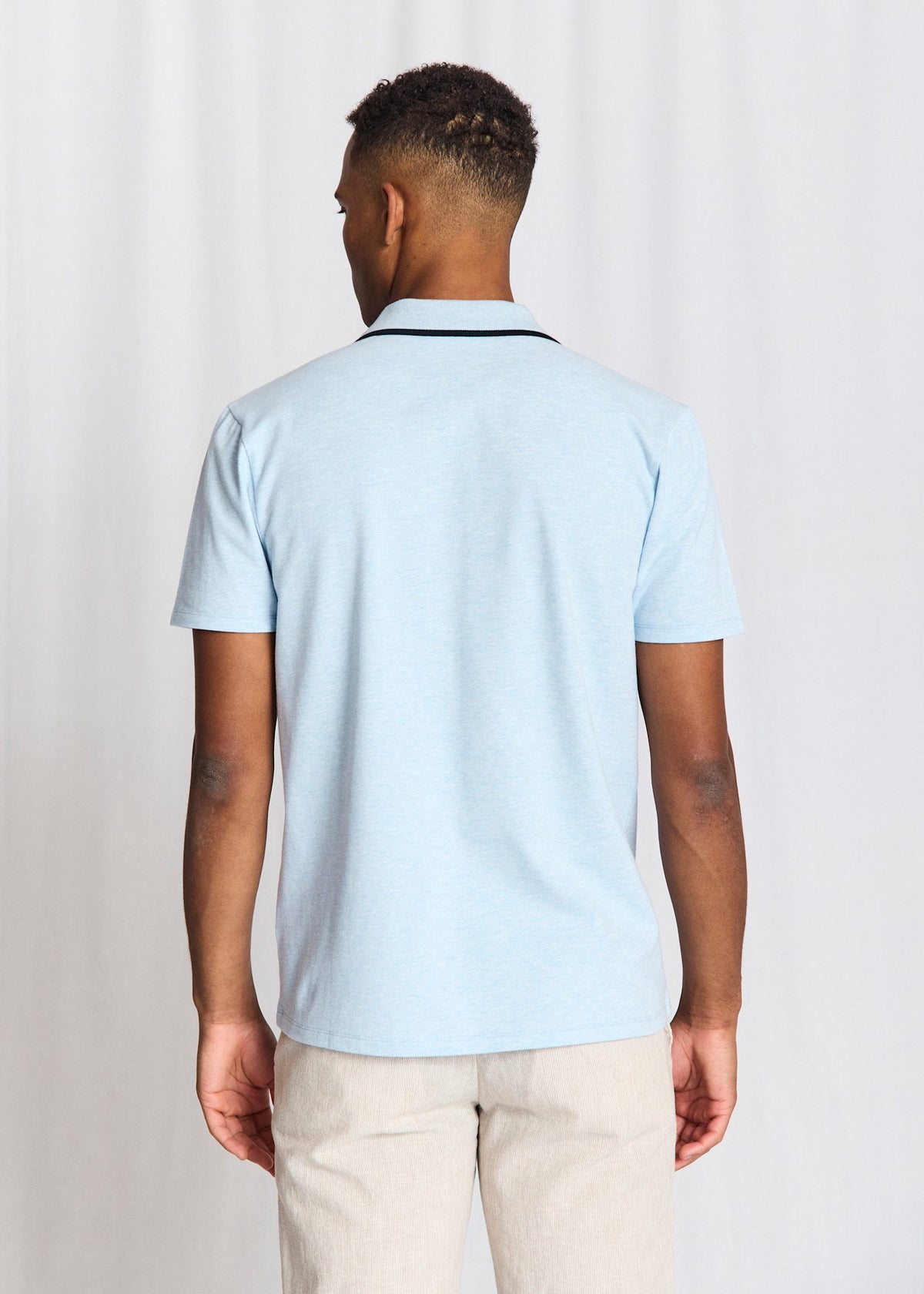 BS Syros Regular Fit Polo Shirt - Sky