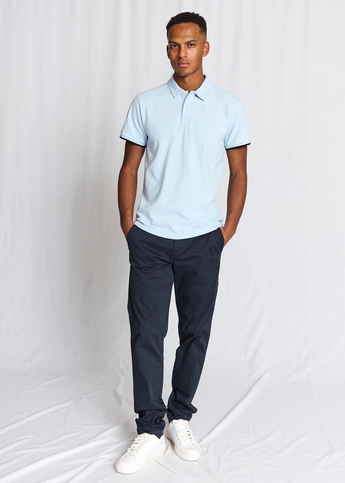 BS Delos Regular Fit Polo Shirt - Sky
