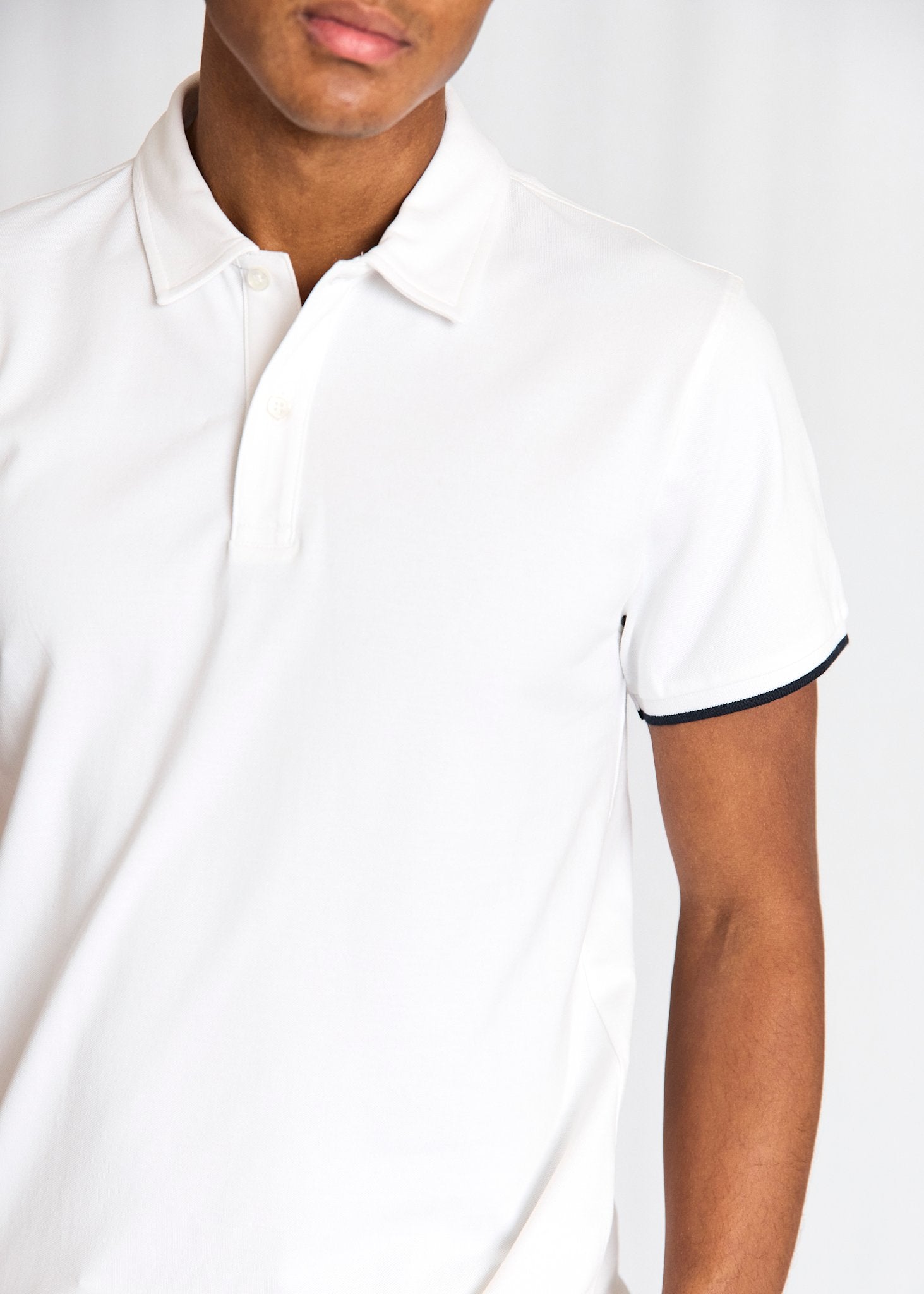 BS Delos Regular Fit Polo Shirt - White