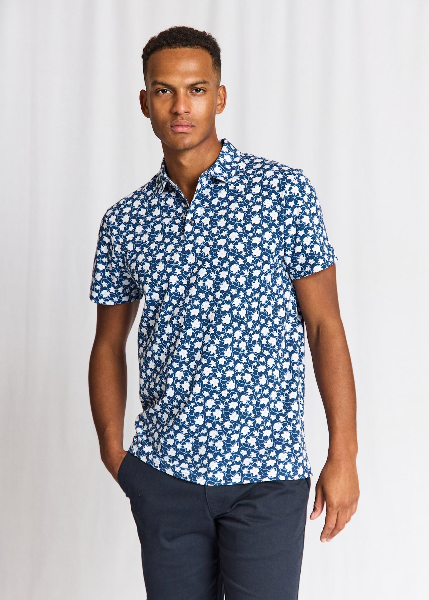 BS Symi Regular Fit Polo Shirt - Navy