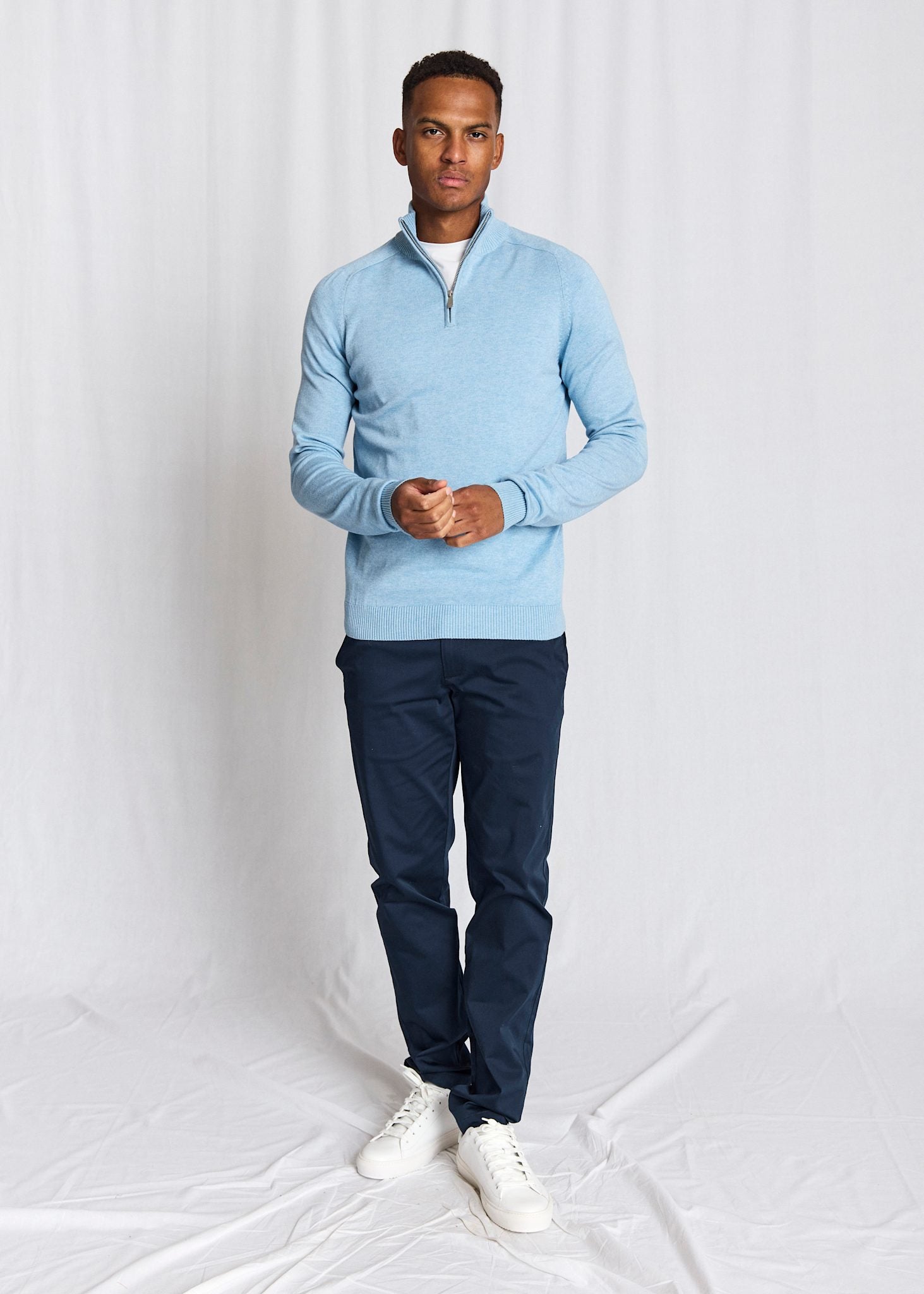 BS Ilario Regular Fit Knitwear - Light Blue