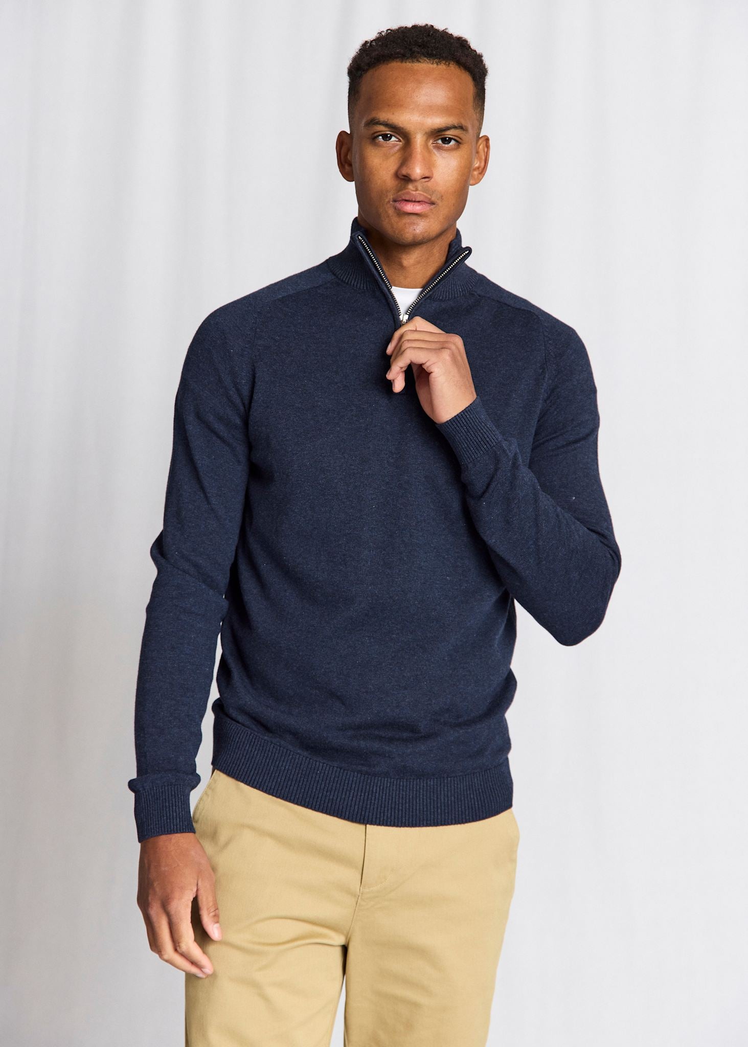 BS Ilario Regular Fit Knitwear - Thunder