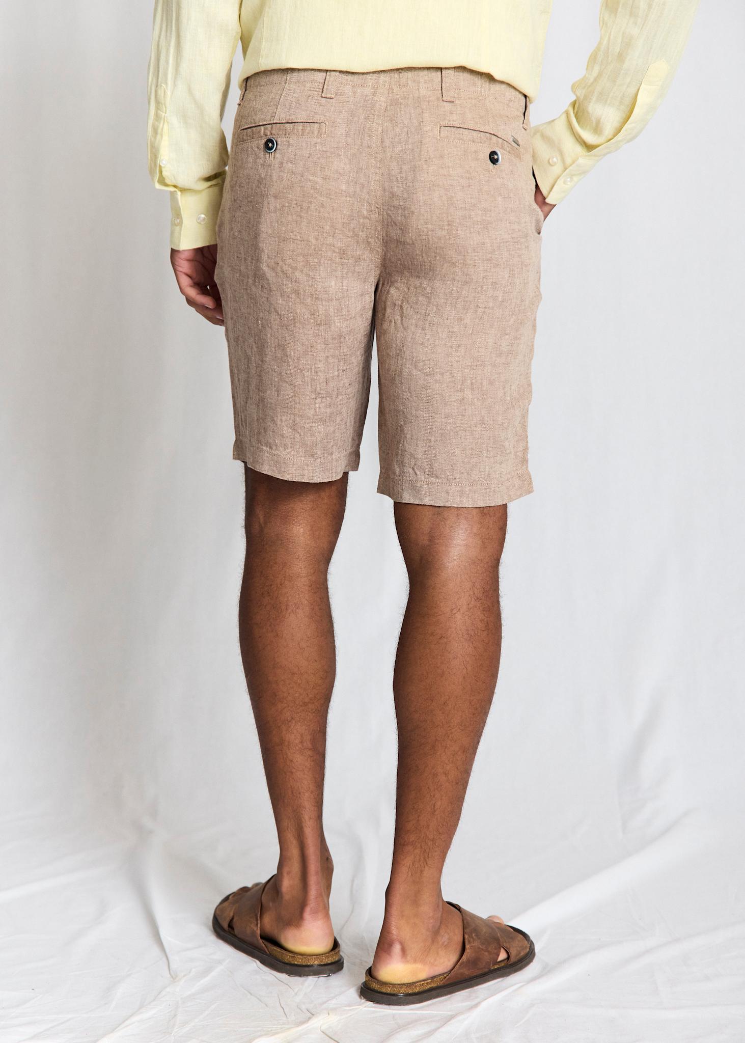 BS Paolos Regular Fit Shorts  - Brown