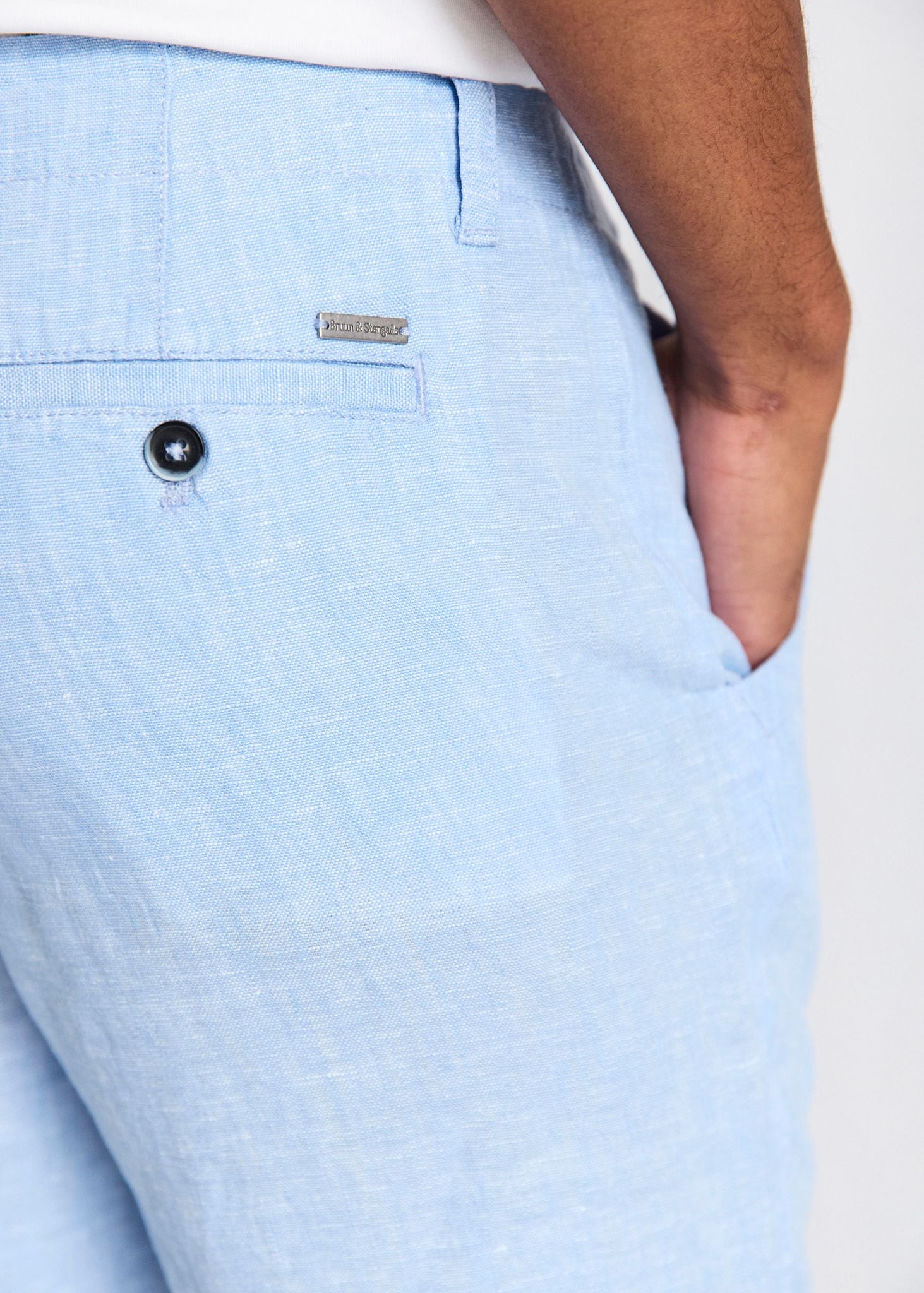 BS Paolos Regular Fit Shorts  - Light Blue