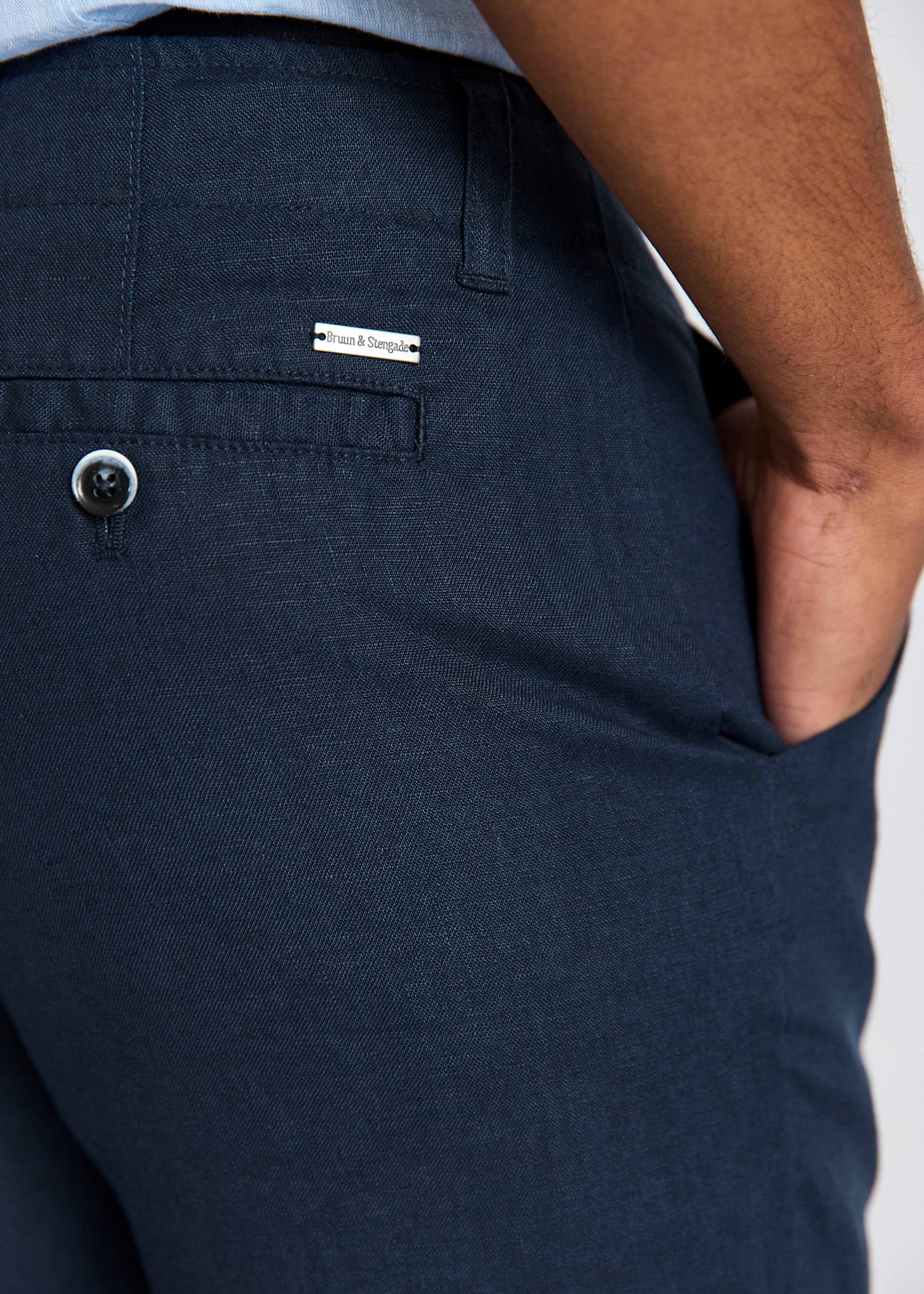 BS Paolos Regular Fit Shorts  - Navy