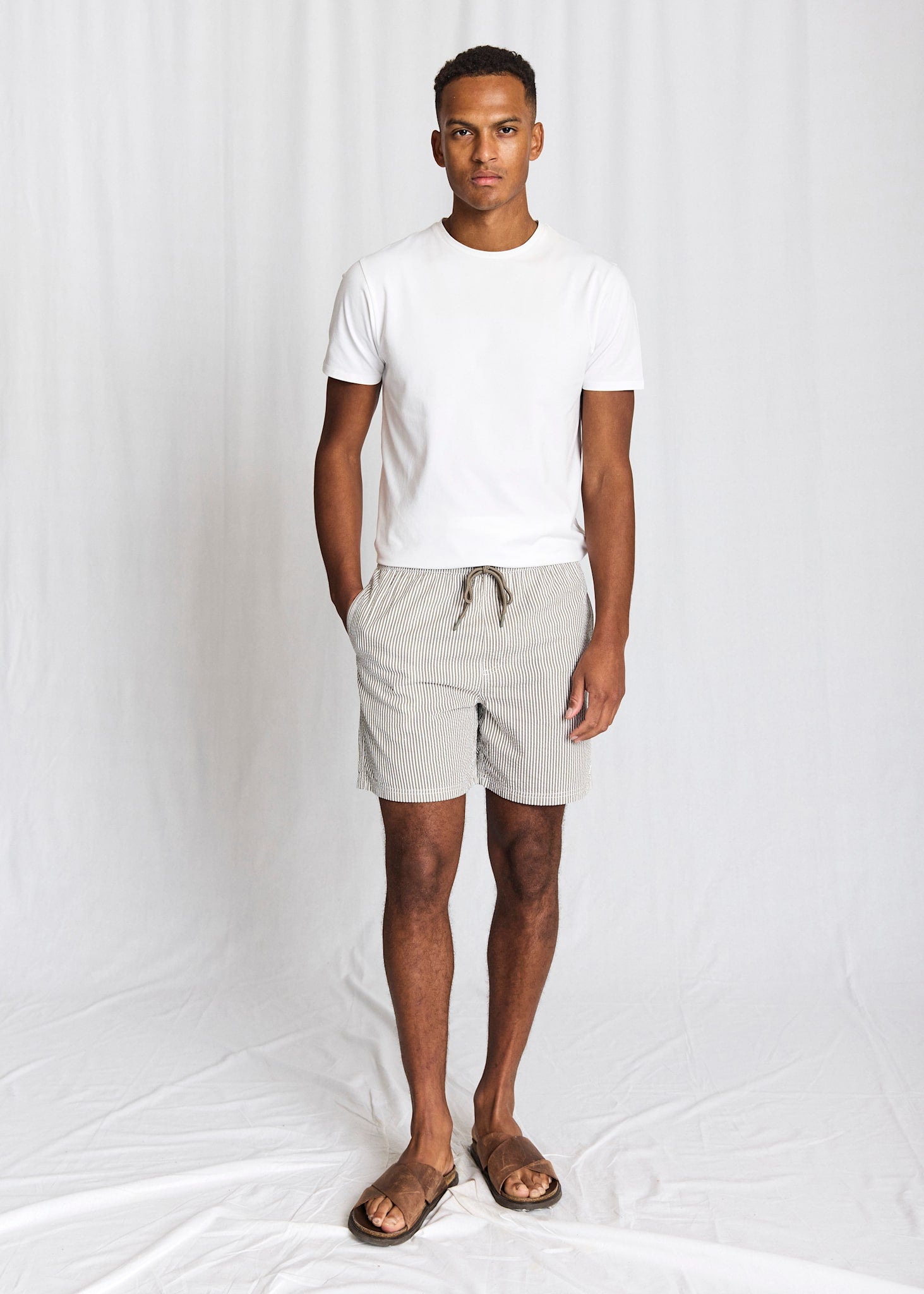 BS Bahia Regular Fit Swim - Army/White