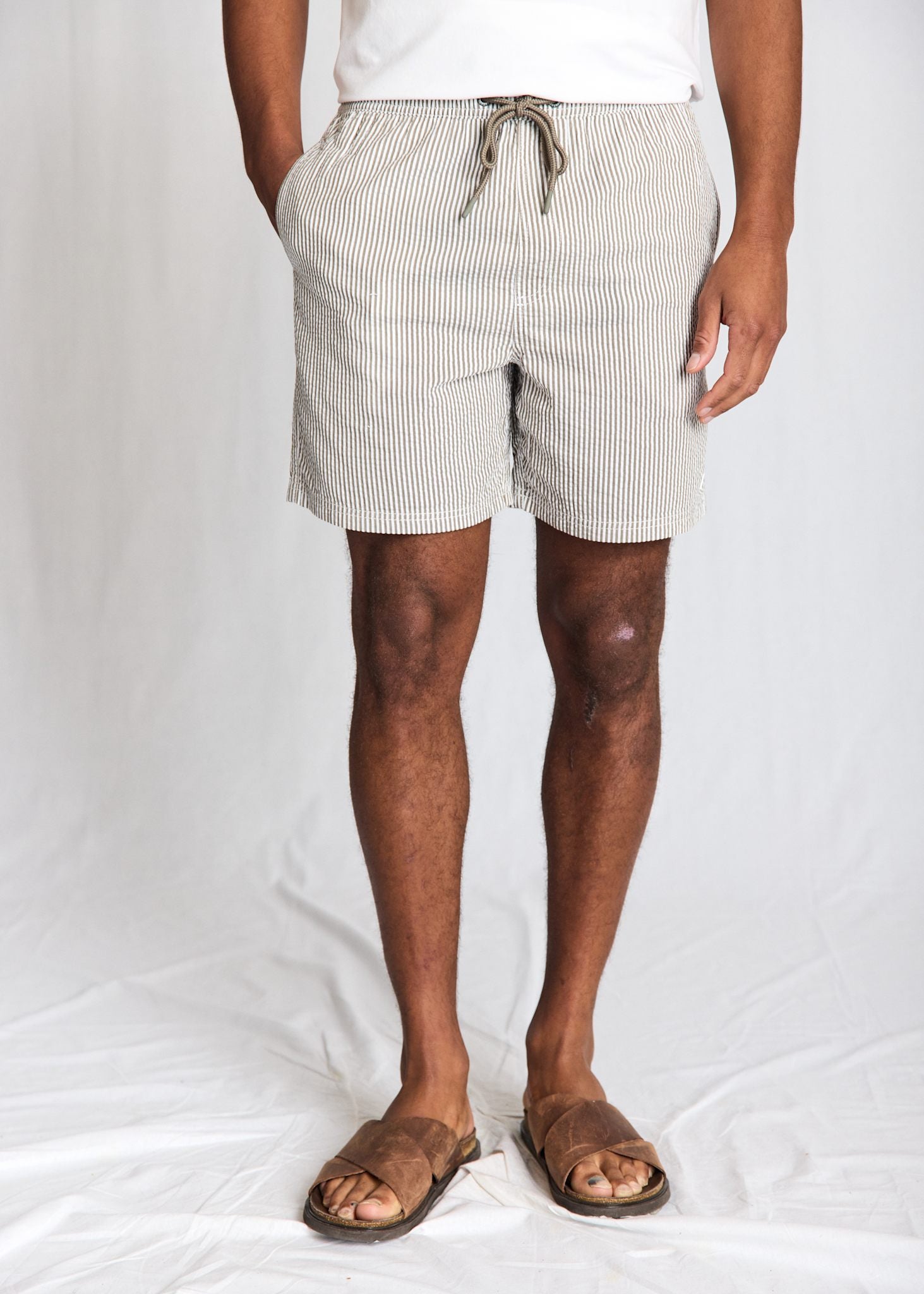 BS Bahia Regular Fit Swim - Army/White