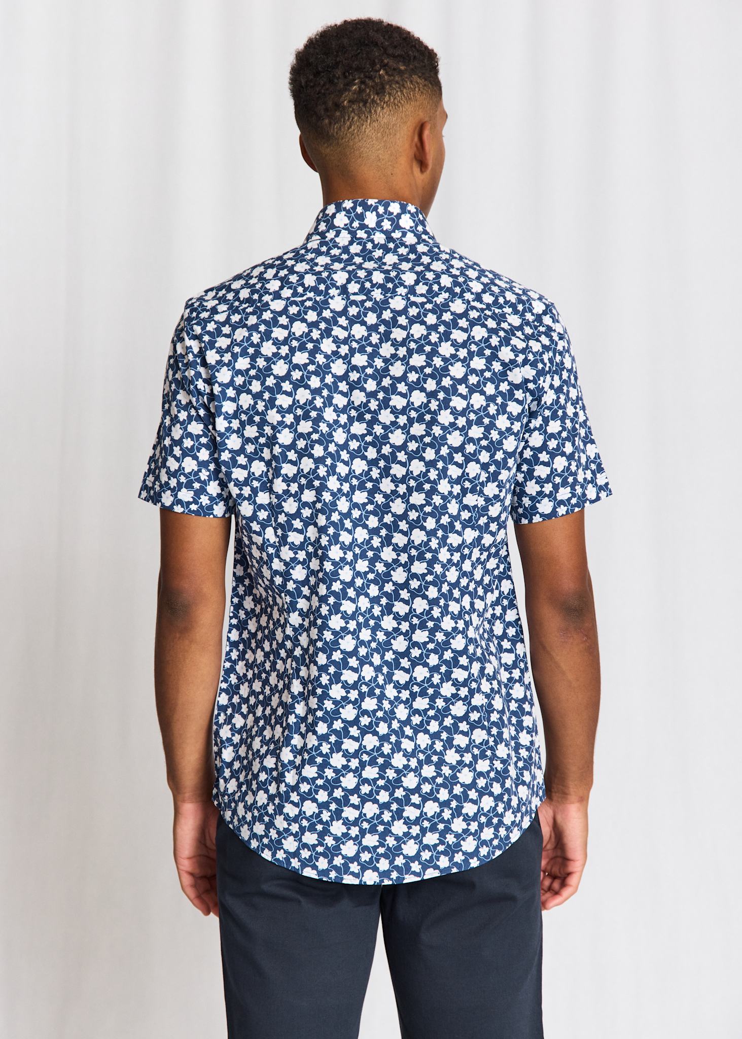 BS Arpad Modern Fit Shirt - Dark Blue