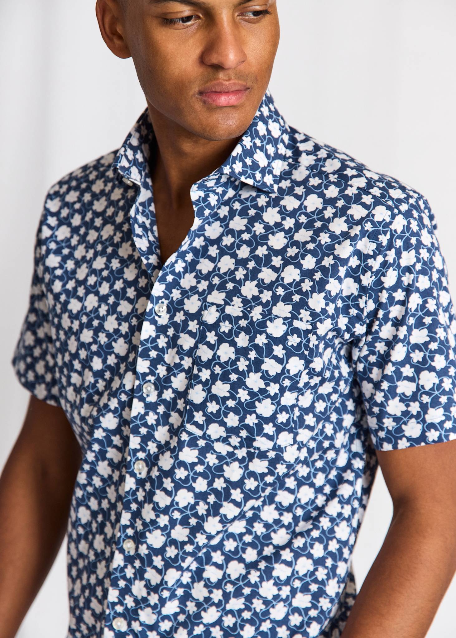 BS Arpad Modern Fit Shirt - Dark Blue