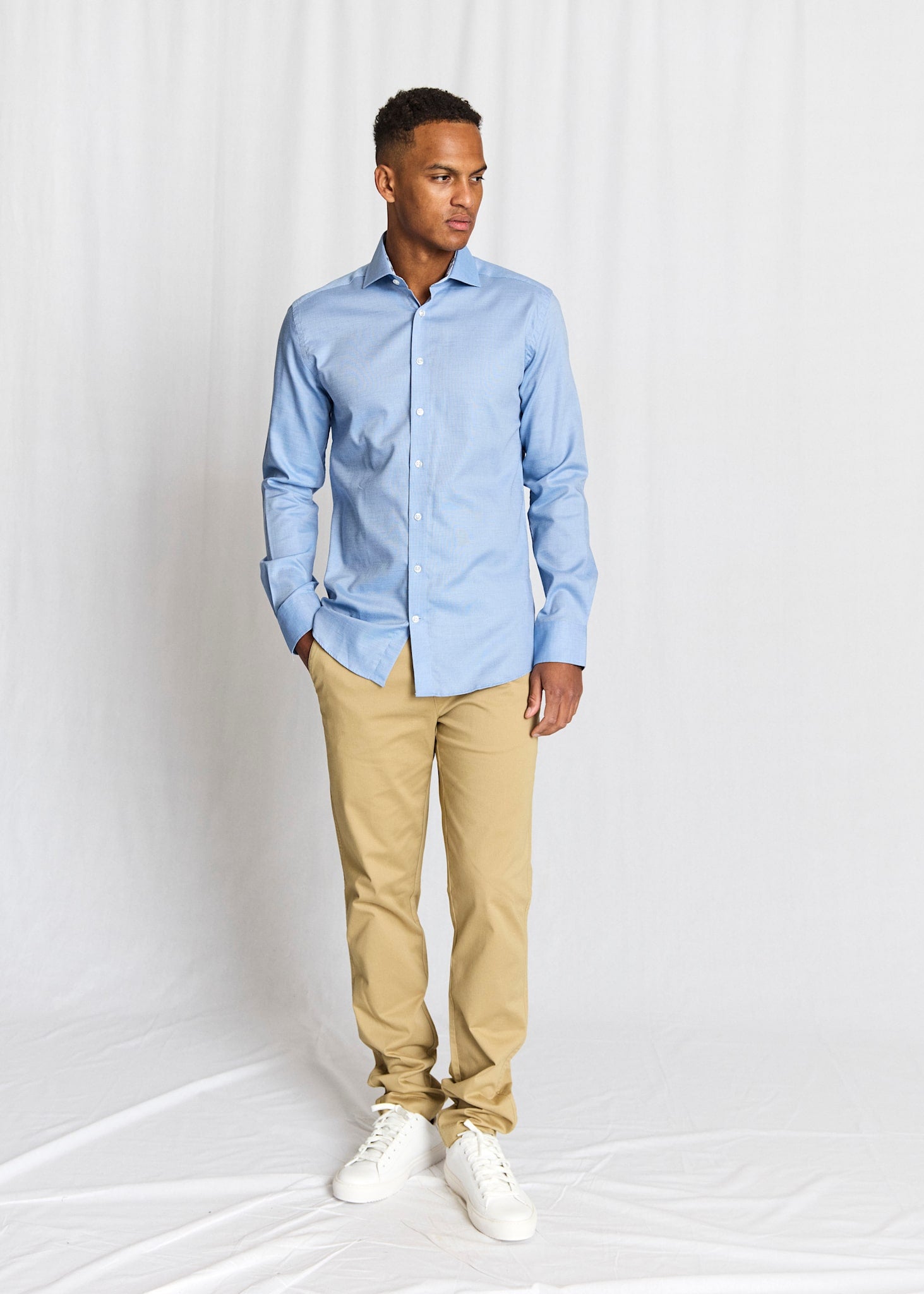 BS Duarte Slim Fit Shirt - Blue