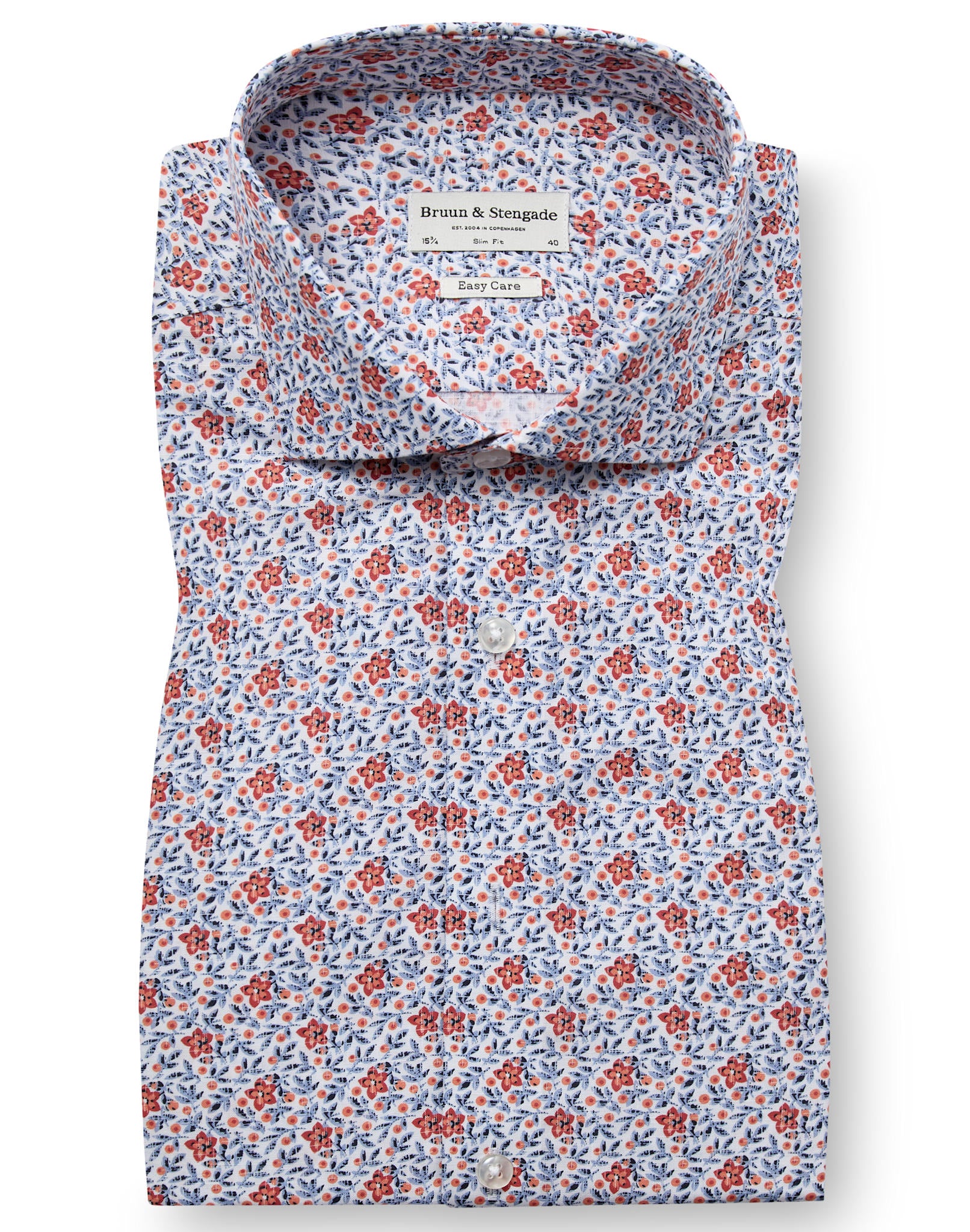 BS Moller Slim Fit Shirt - Orange
