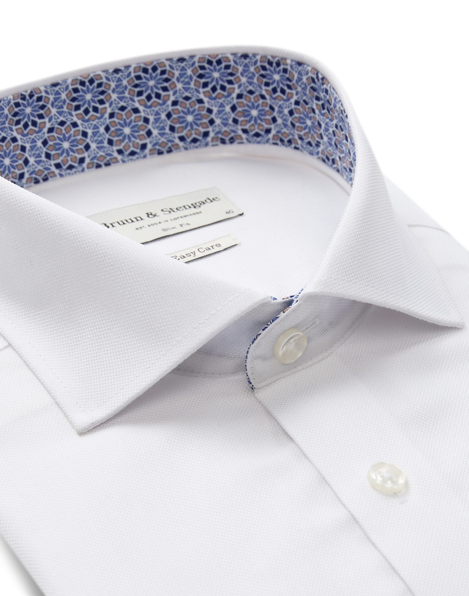 BS Albin Slim Fit Shirt - White